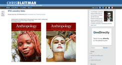 Desktop Screenshot of chrisblattman.com